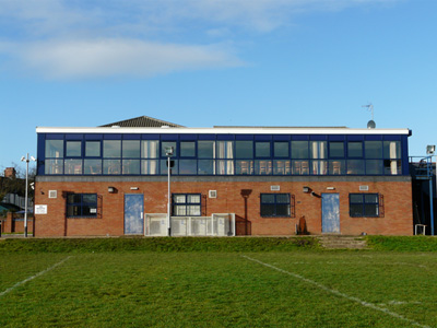 The Clubhouse viewed from The Harlequins Playing Field